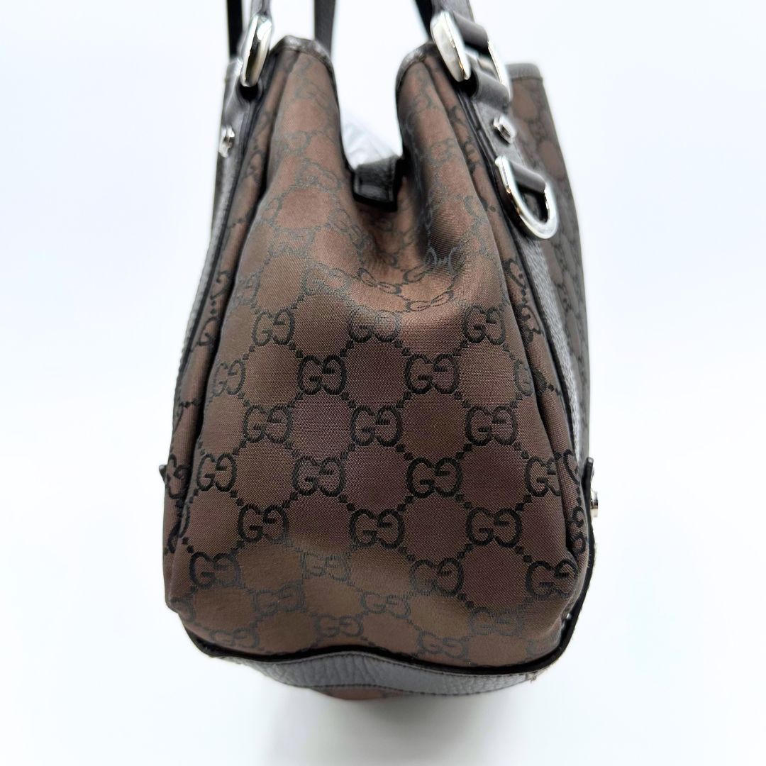 美品】Gucci GGキャンバス アビー トートバッグ - メルカリ
