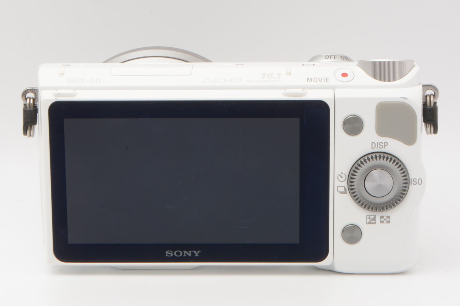 ショット数4850回 SONY NEX-5R ボディ ホワイト 充電ケーブル付き