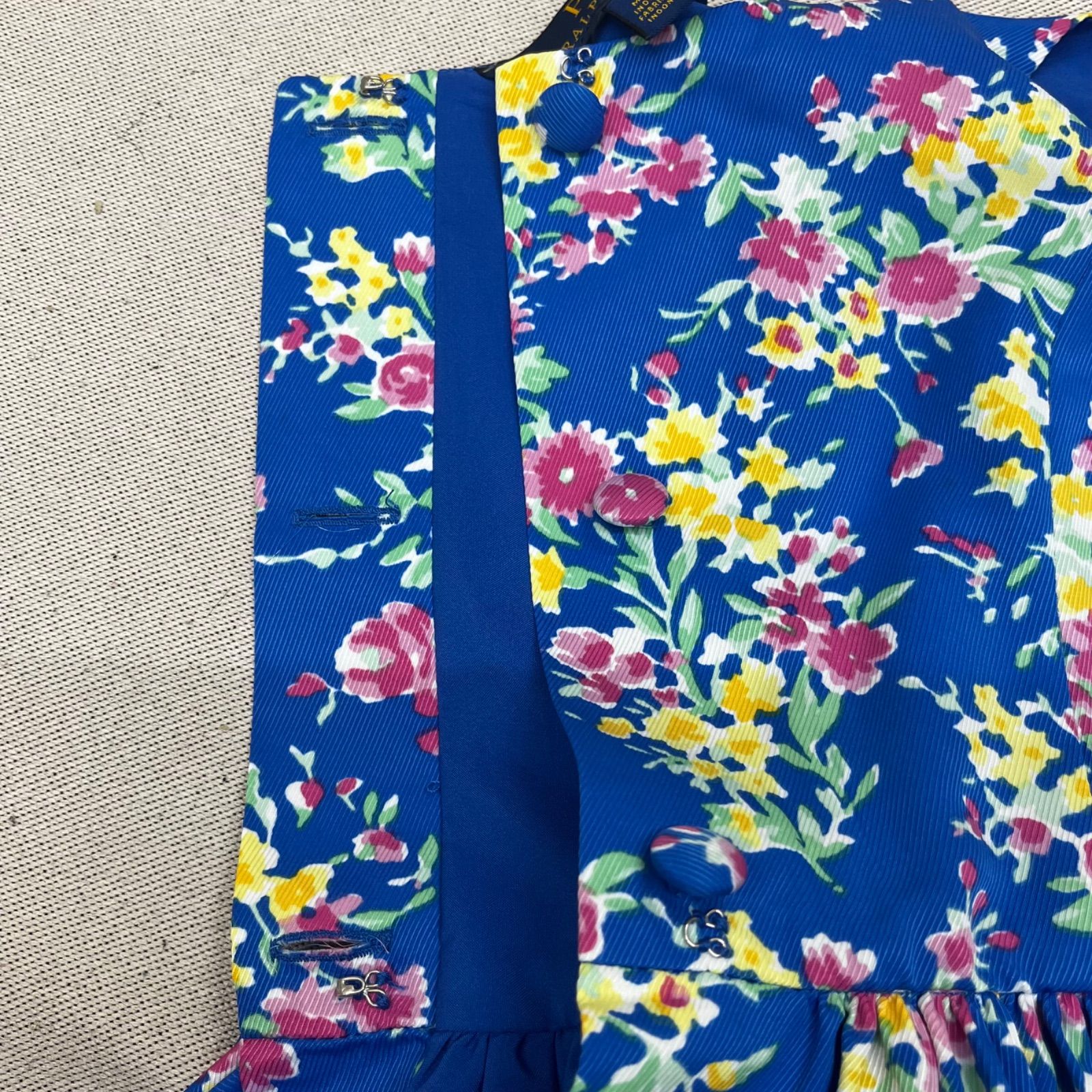 POLO RALPH LAUREN ポロラルフローレン ノースリーブワンピース 花柄