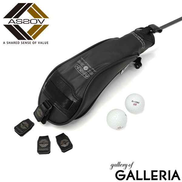 【正規品1年保証】 アッソブ ヘッドカバー ゴルフ メンズ レディース フェアウェイウッド AS2OV GOLF フェアウェイ ラウンド用品 防水 NYLON POLYCA HEAD COVER -F/WOOD 152501 BLACK