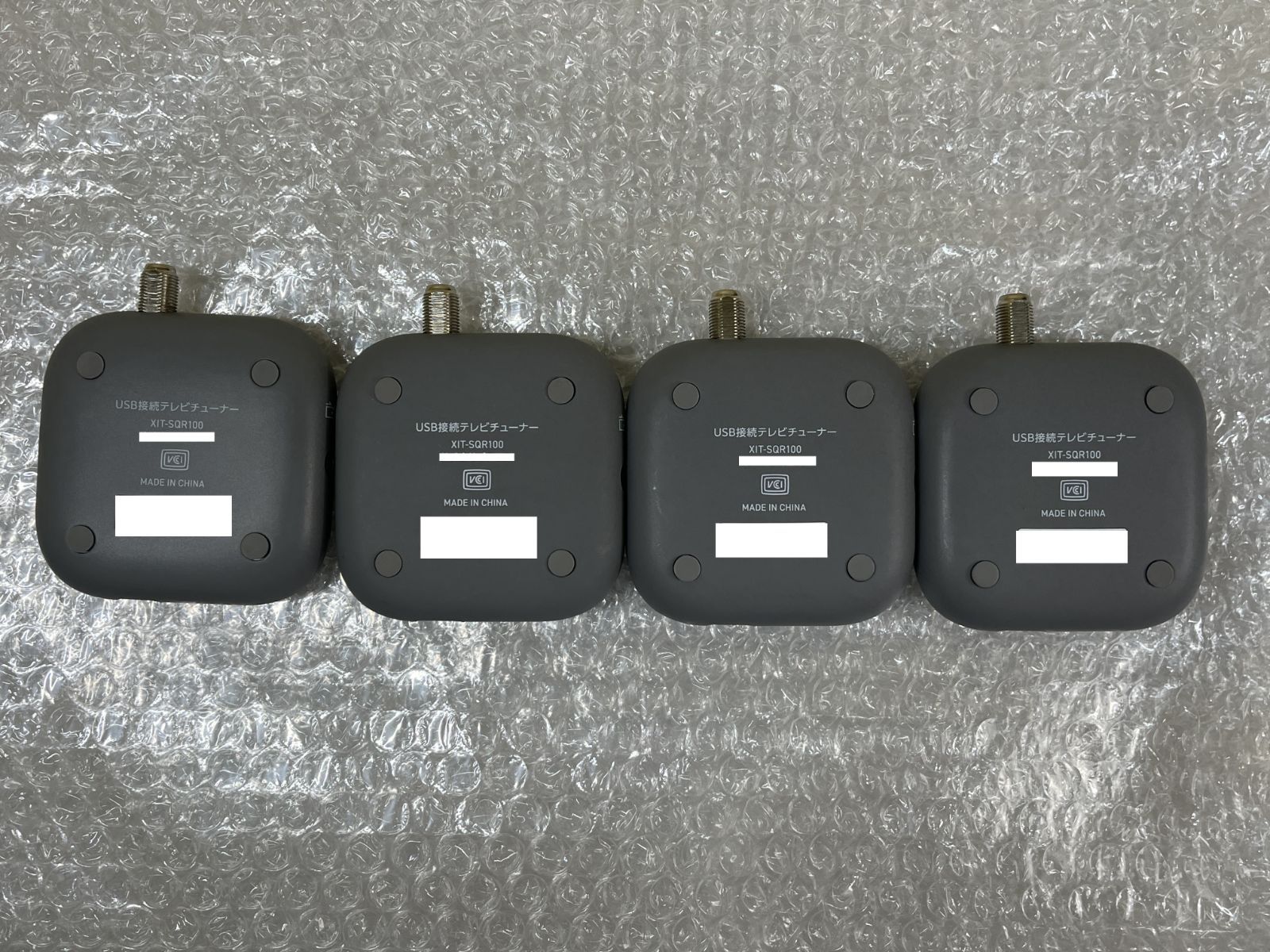 ◇ Xit XIT-SQR100 USB接続テレビチューナー 4台セット PC接続確認済