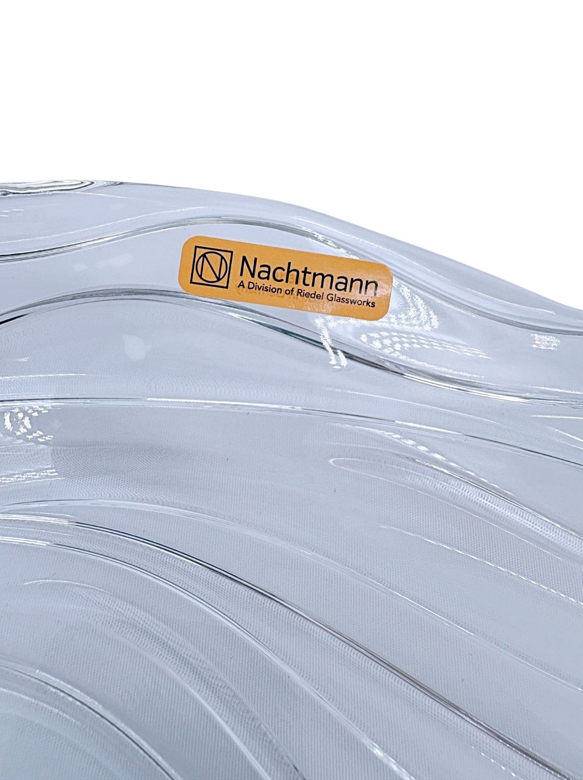 新品未使用 Nachtmann ナハトマン JIN YU 金魚 ガラス 大皿 ペア 2枚