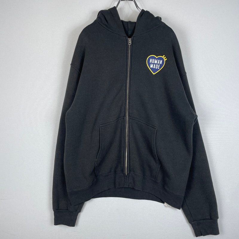 中古品】 HUMANMADE ヒューマンメイド CLASSIC ZIPUP HOODIE HM28CS044