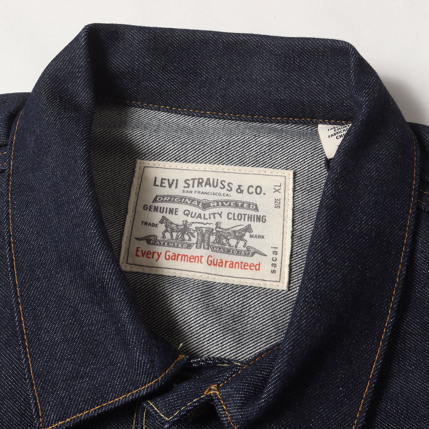 新品】Sacai サカイ ジャケット インディゴ サイズ:4 | 25SS Levi