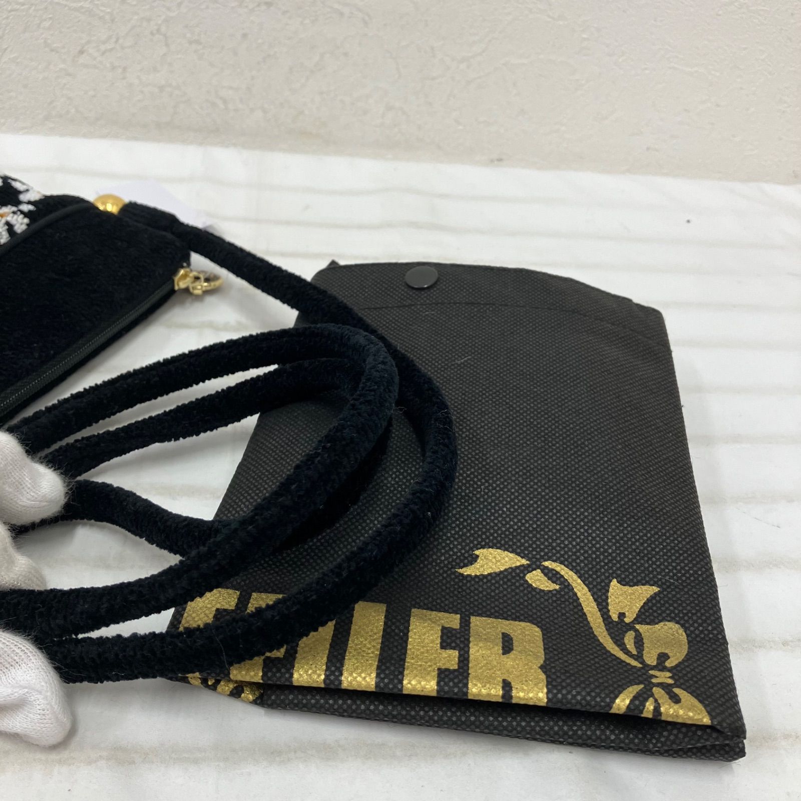 4173 美品 FEILER フェイラー ショルダーバッグ タグ付き デイジー
