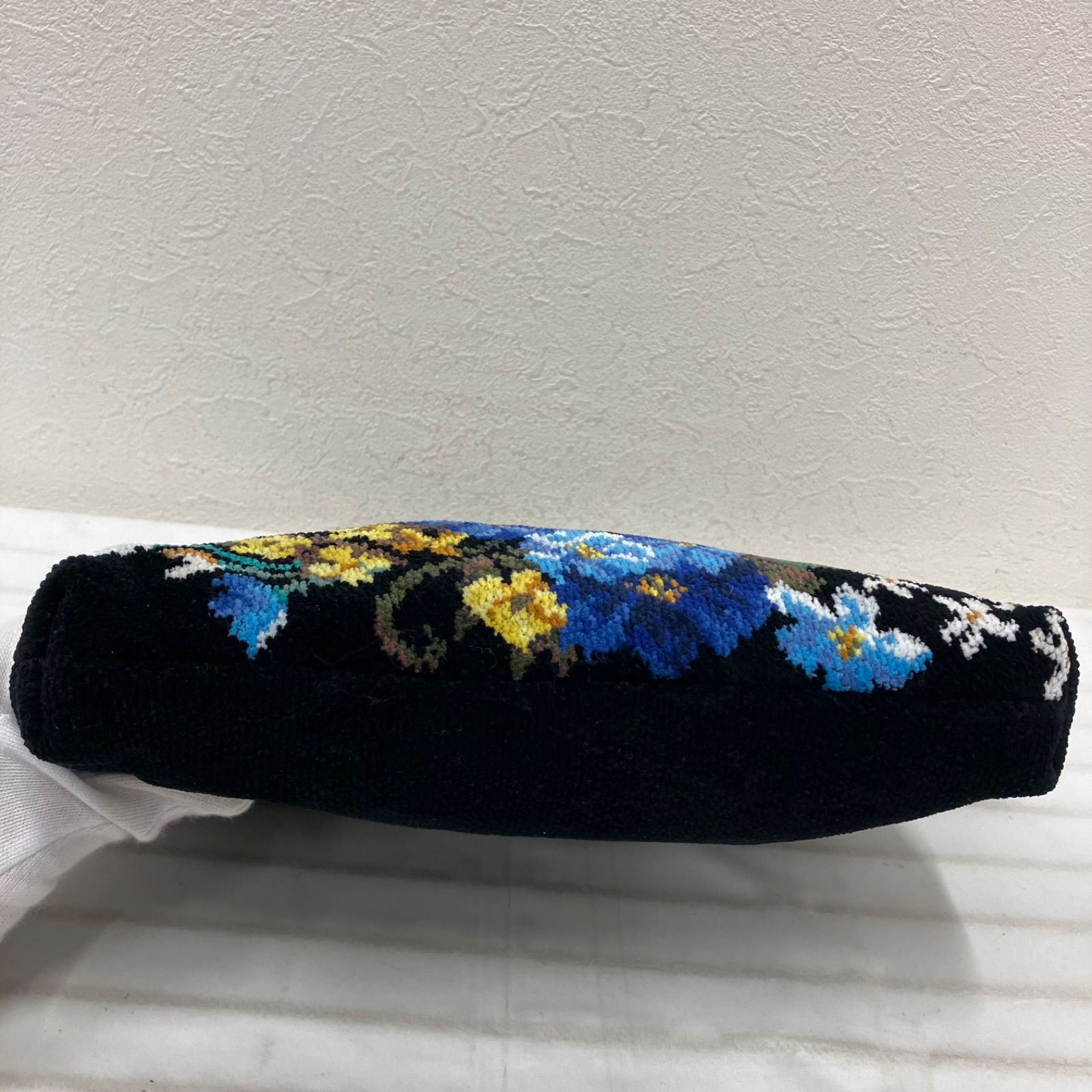 フェイラー ショルダーバッグ ポシェット FEILER 花柄 タオル地 