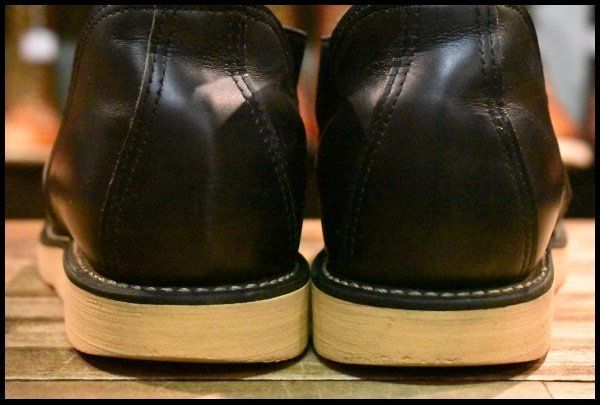 8.5E 良品 90'S】レッドウィング 8142 ロメオ サイドゴア 黒 ブラック