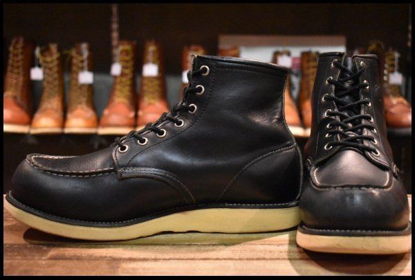 9E 良品 羽タグ 00年】レッドウィング 8130 アイリッシュセッター 黒