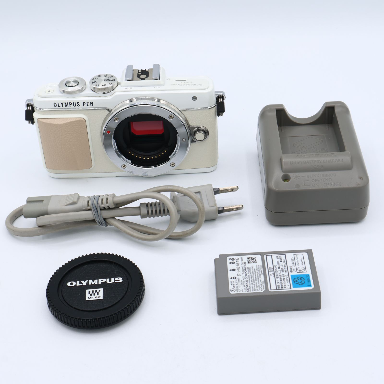 【シャッター回数：2846回】OLYMPUS オリンパス ミラーレス一眼 PEN E-PL7 ボディ ホワイト PEN E-PL7 BODY WHT #260528_8HAA01480