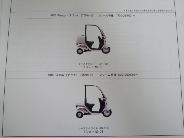GYRO Canopy ジャイロ キャノピー TA02 1版 ホンダ ツリスト
