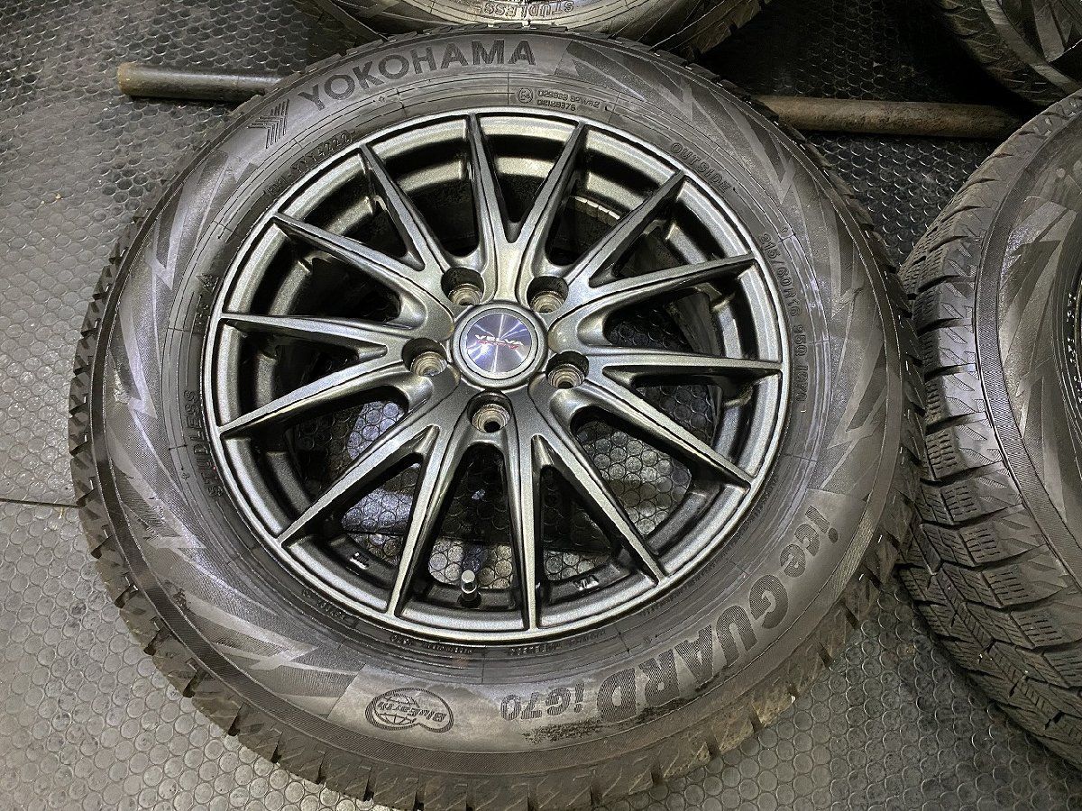 YK ice GUARD iG70 215/60R16】スタッドレス【Weds VELVA 16インチ 6.5 YK ice GUARD iG70 215/60R16】スタッドレス【Weds VELVA 16インチ 6.5