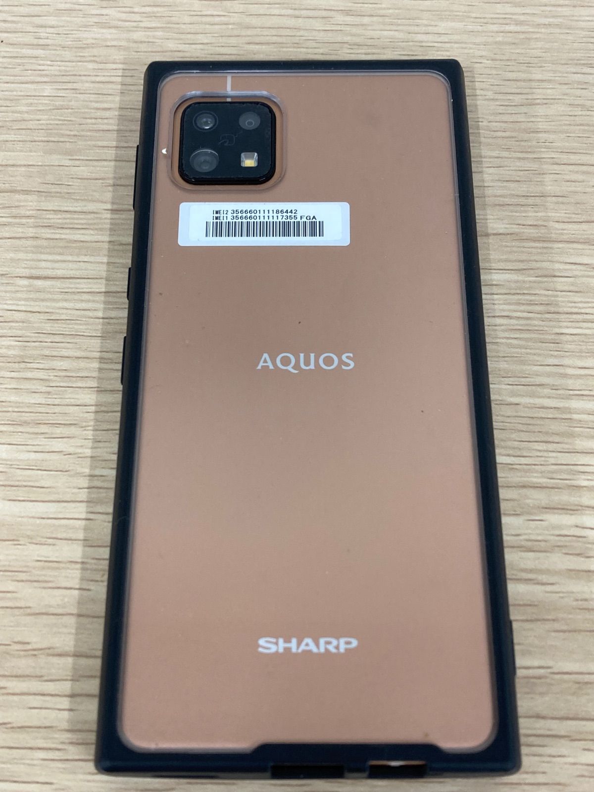 スマートフォン・携帯電話 ％ 【初期化済み】SHARP AQUOS sense6 SIM