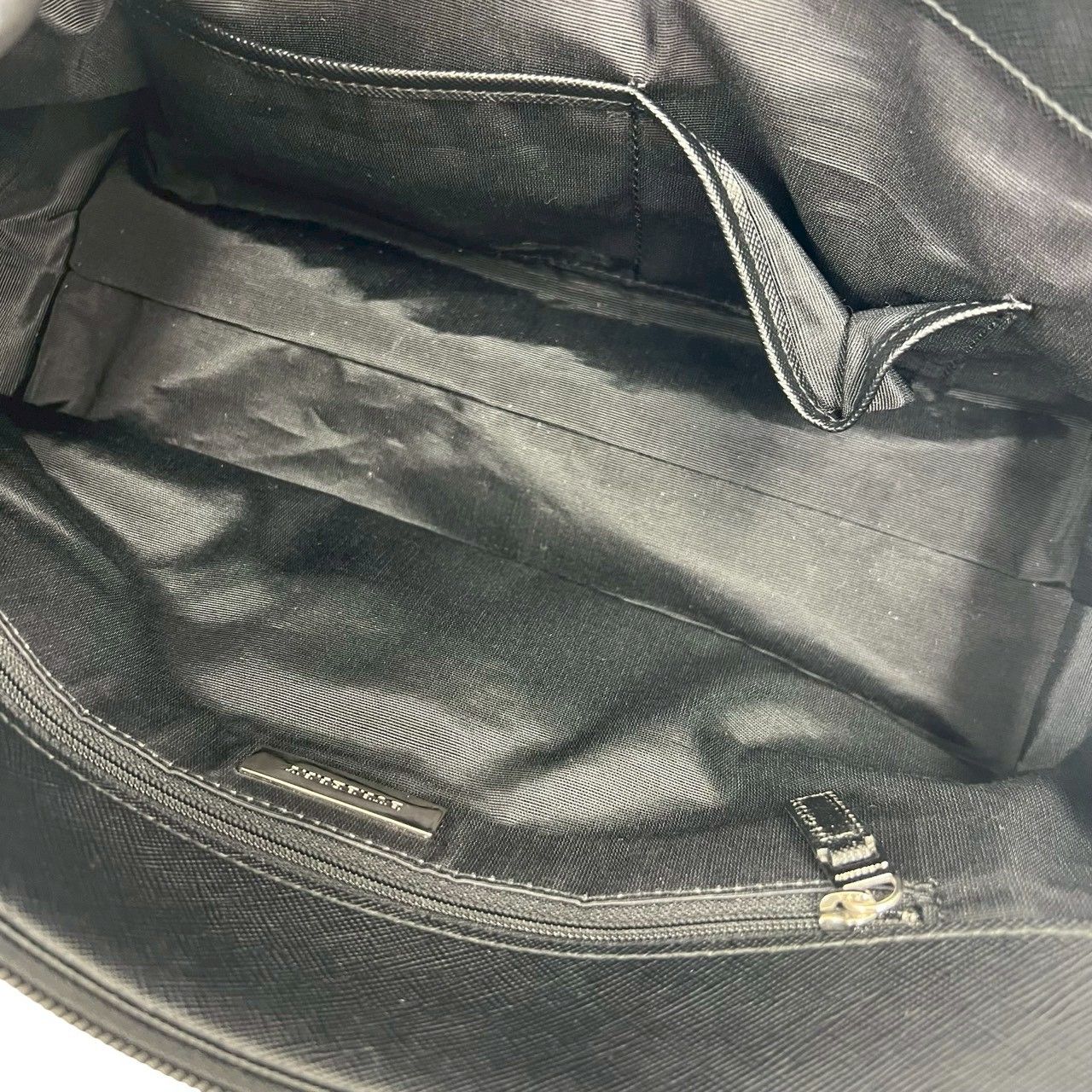 極 美品 BURBERRY バーバリー ノバチェック 柄 キャンバス レザー 本革