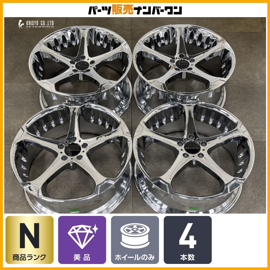 未使用品】ジオバンナ ダラー5 20in 8.5J +25 10J +25 PCD115 4本 