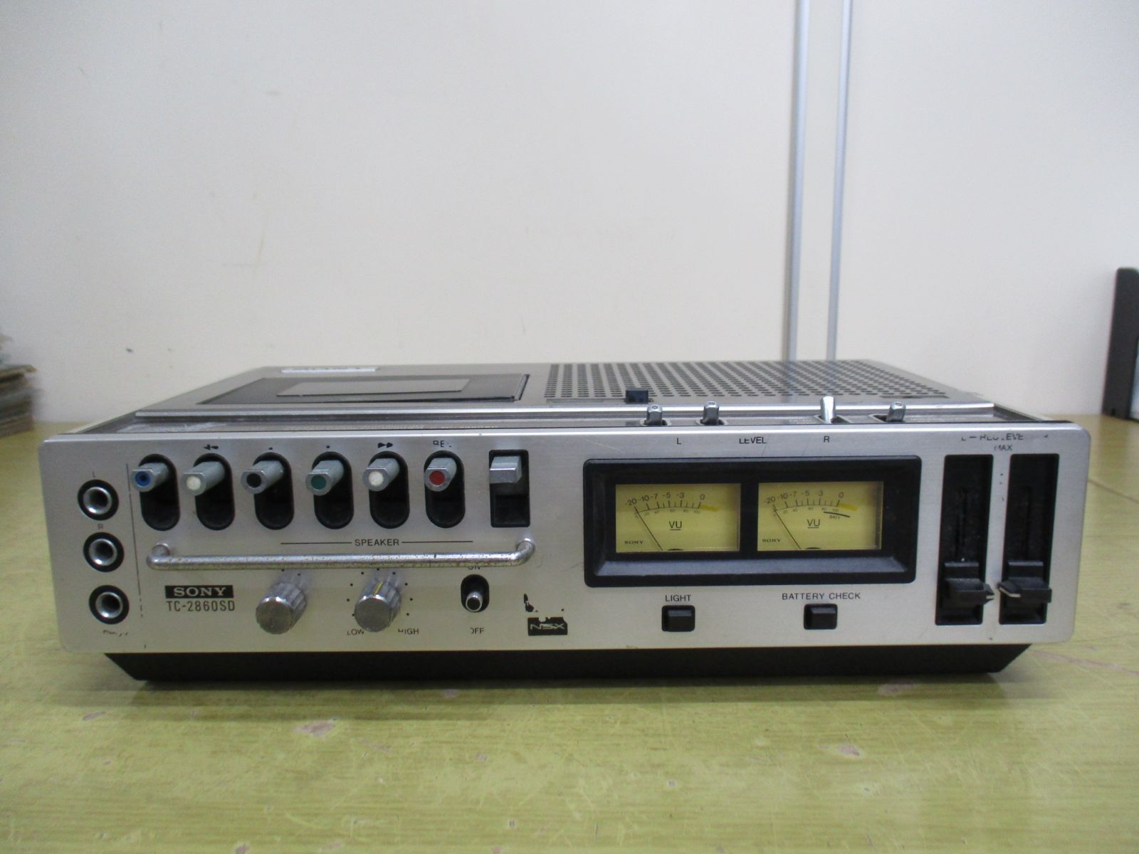 B235 SONY ソニー カセットデンスケ TC-2860SD - メルカリ