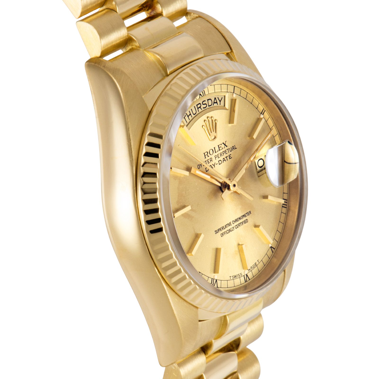 ROLEX ロレックス デイデイト 18038 R番 Tritium K18YG【中古】 - メルカリ