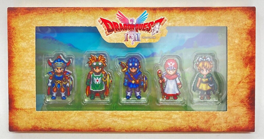 ドラゴンクエスト Ⅰ ＆ Ⅱ アクリルブロック 勇者の子孫 5 人セット