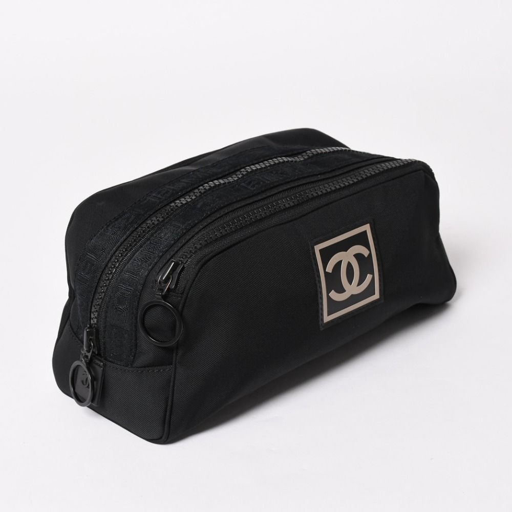 極美品 CHANEL シャネル スポーツライン ポーチ A19975 7番台 ココ