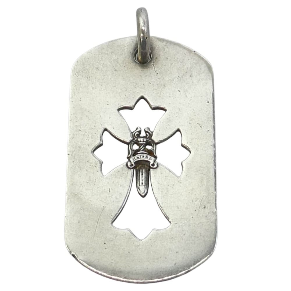 CHROME HEARTS クロムハーツ（原本無） D TAG LRG CROSS DAGG カット