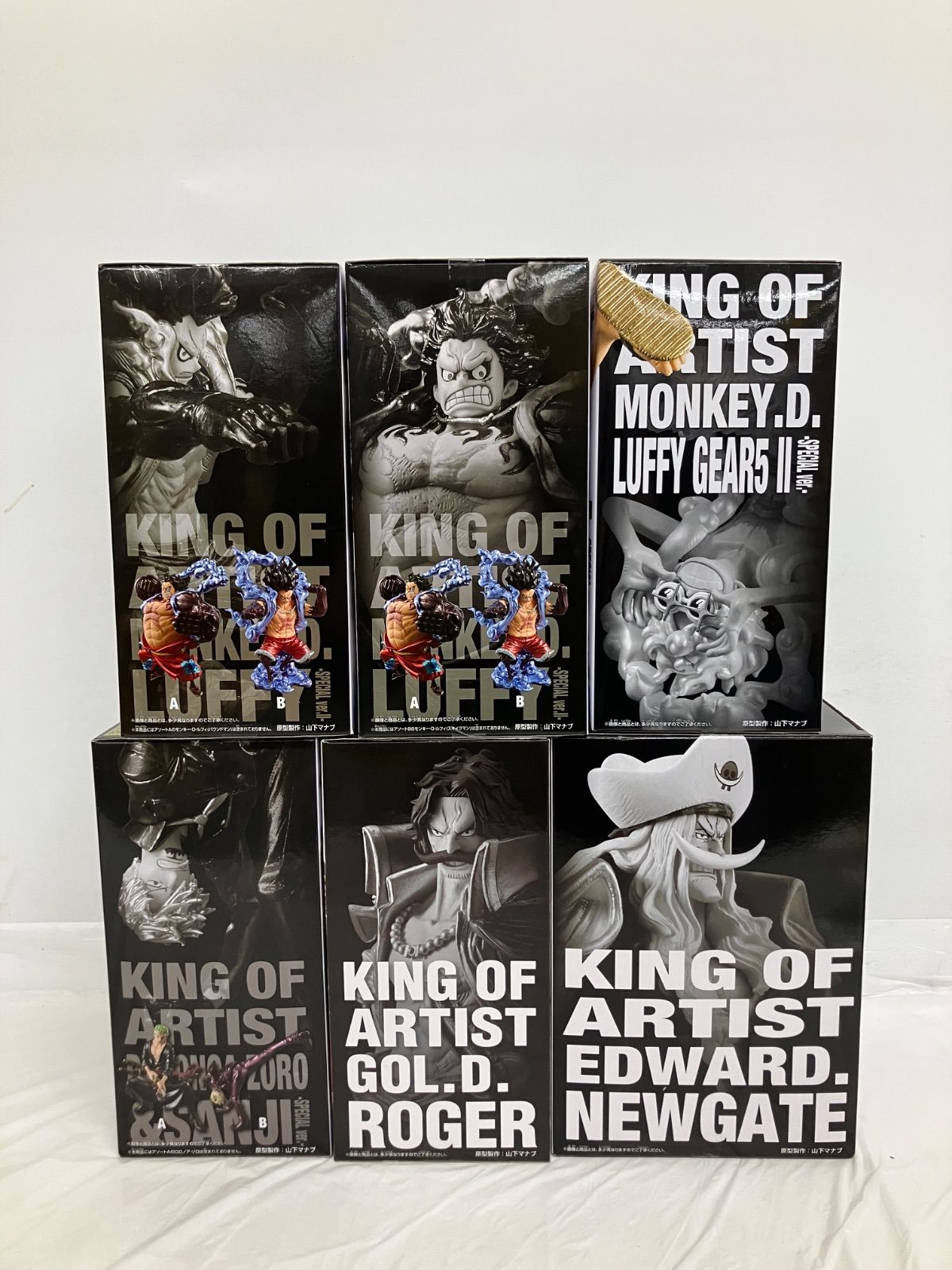 未開封 ワンピース KING OF ARTIST モンキー・D・ルフィ 他 フィギュア