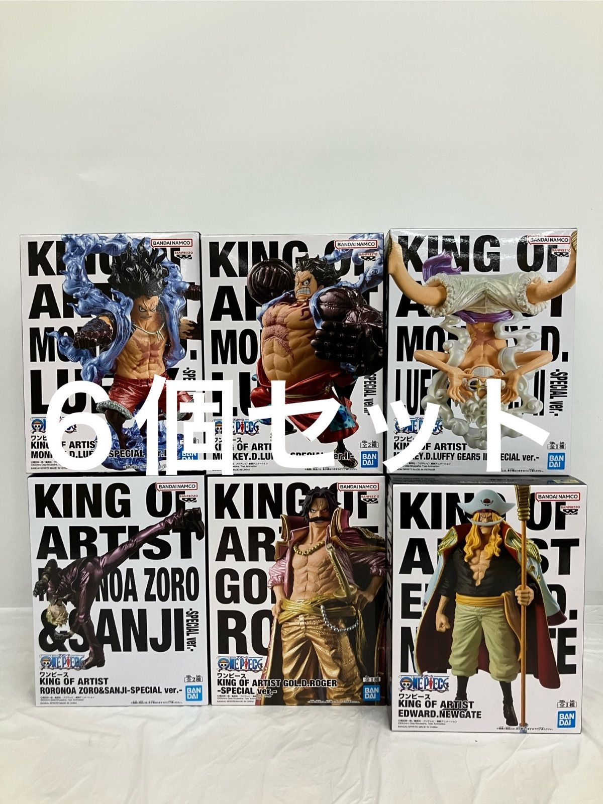 未開封 ワンピース KING OF ARTIST モンキー・D・ルフィ 他 フィギュア