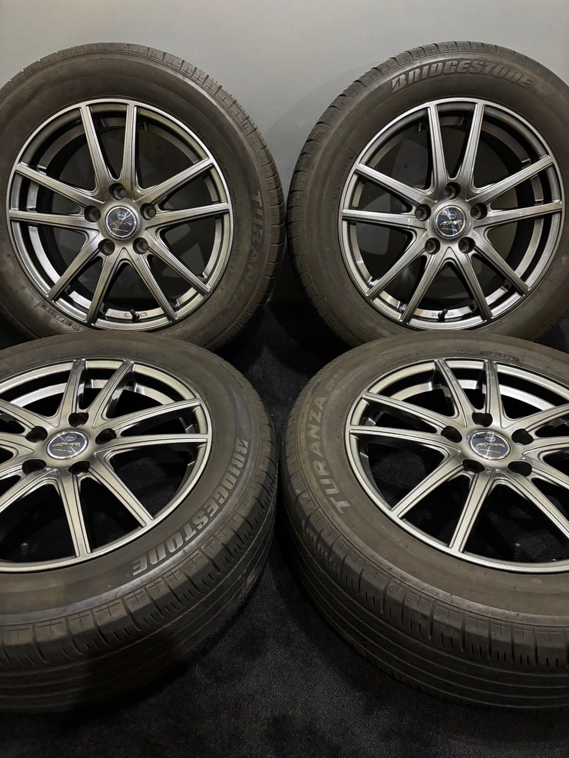 ☆205/60R16 BRIDGESTONE/TURANZA ER33 23年/21年製 SMACK 16インチ