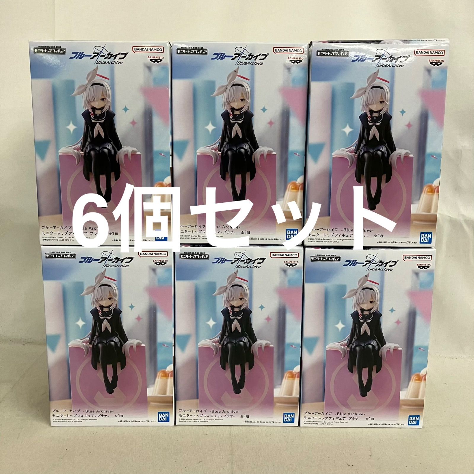未開封 ブルーアーカイブ モニタートップ プラナ フィギュア 6個セット 