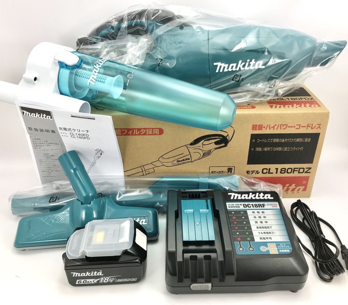 新品 未使用 マキタ 充電式クリーナー CL180