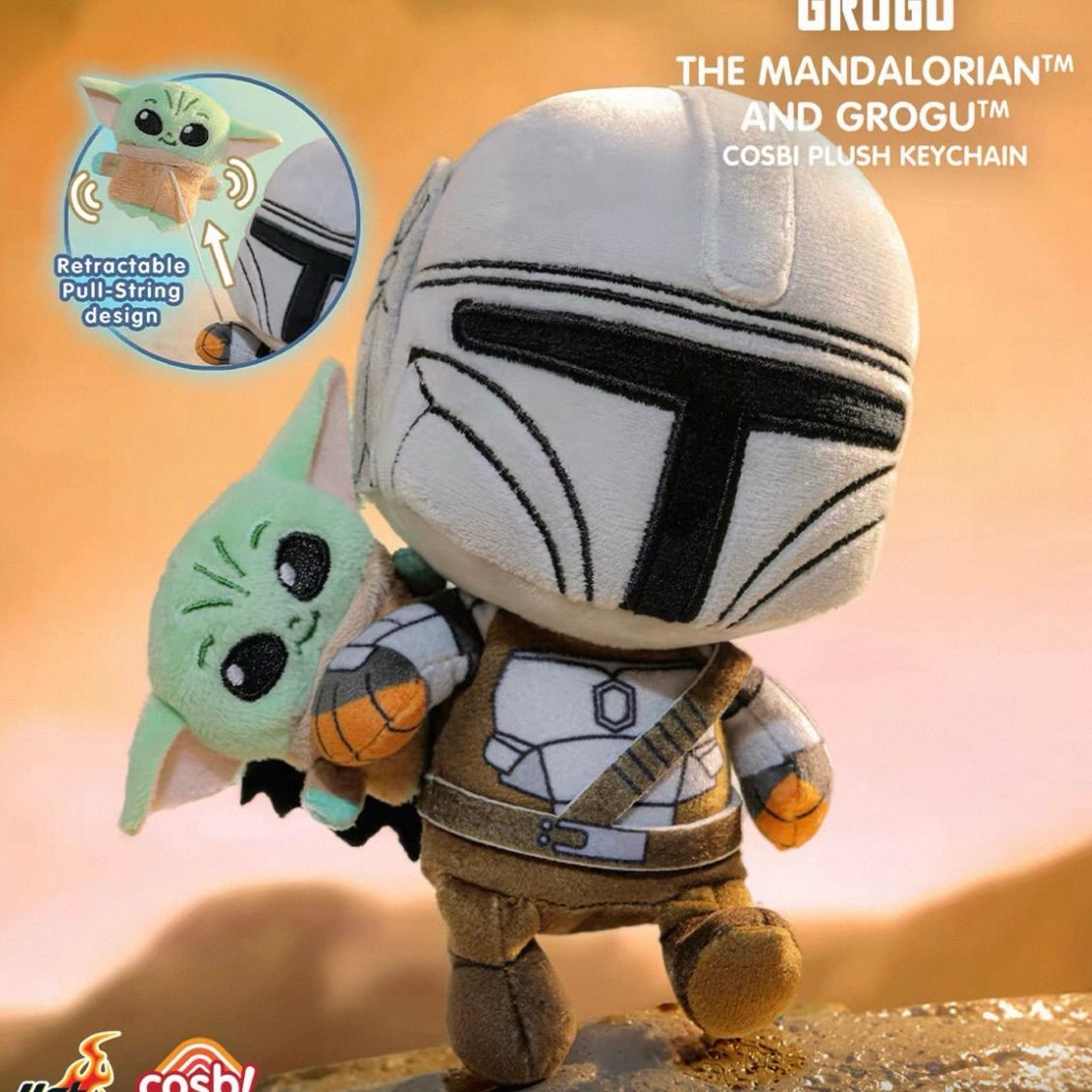 スターウォーズ HOTTOY COSBI マンダロリアン&グローグー ぬいぐるみ