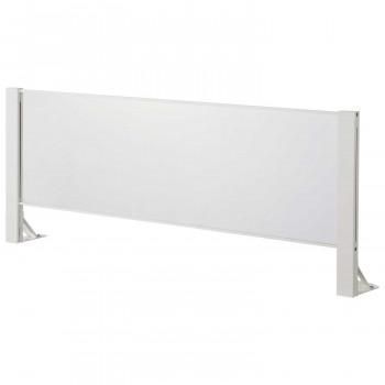 豊國工業 飛沫ガードアクリルパネル 片面用単体 H600×W1500mm HG-AK1506-W ホワイト