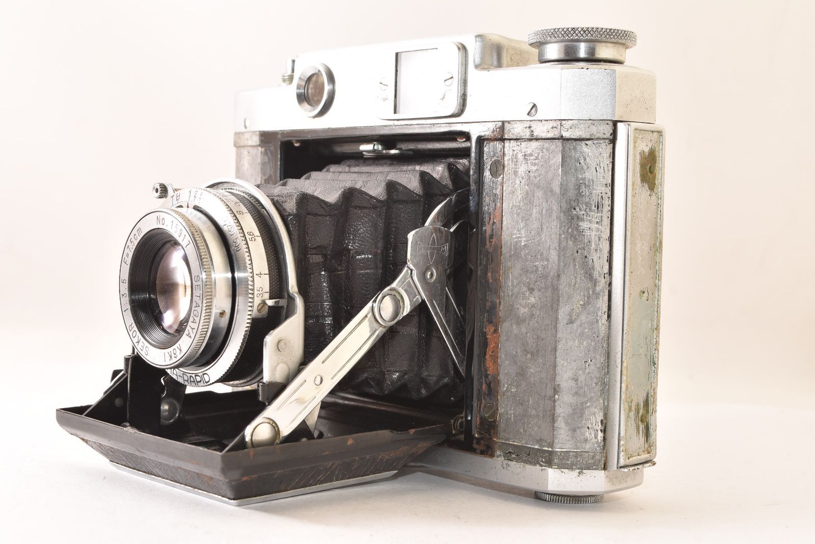 ☆ジャンク品☆ マミヤ MAMIYA-6 蛇腹カメラ SETAGAYA KOKI 7.5cm F3.5
