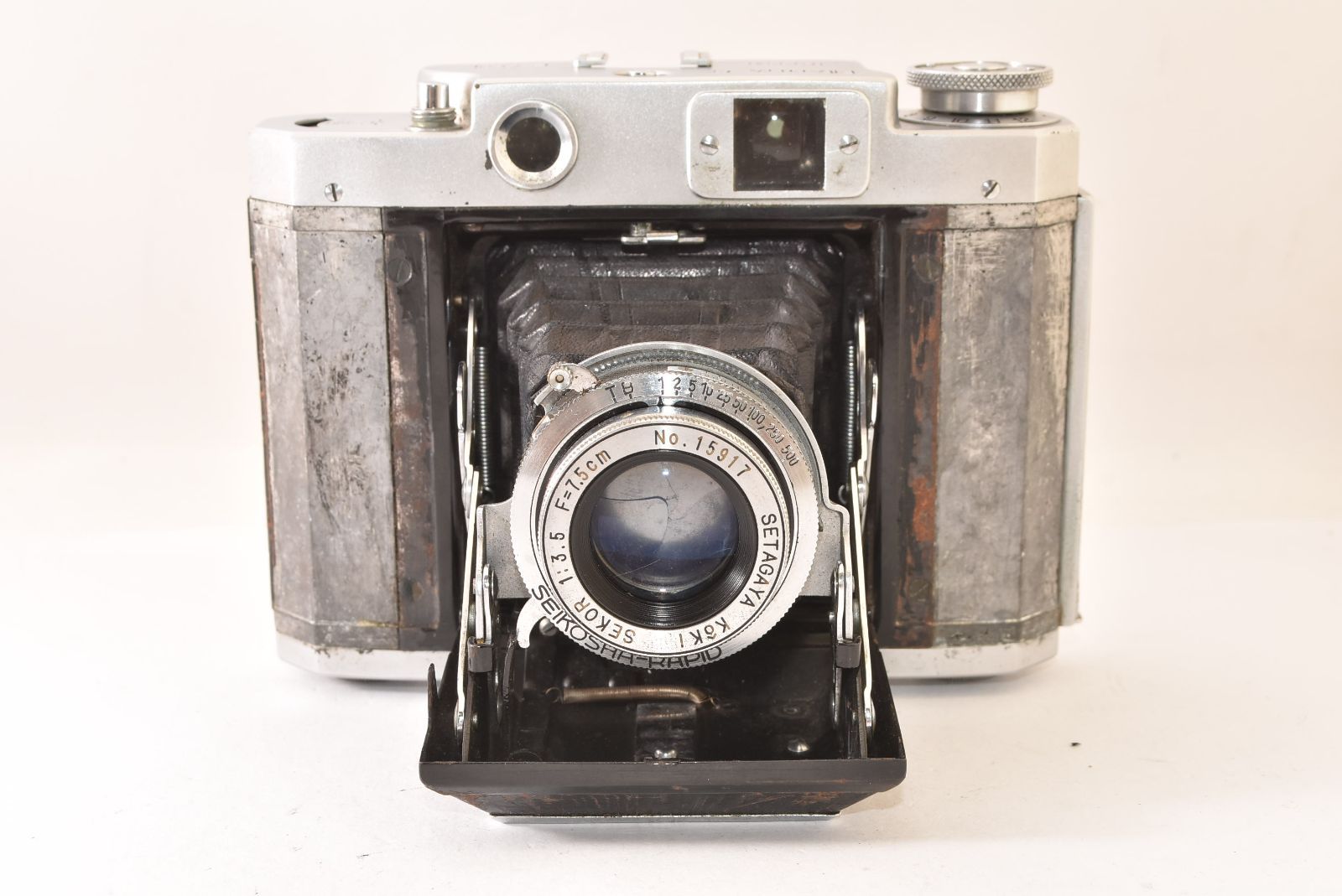 ☆ジャンク品☆ マミヤ MAMIYA-6 蛇腹カメラ SETAGAYA KOKI 7.5cm F3.5