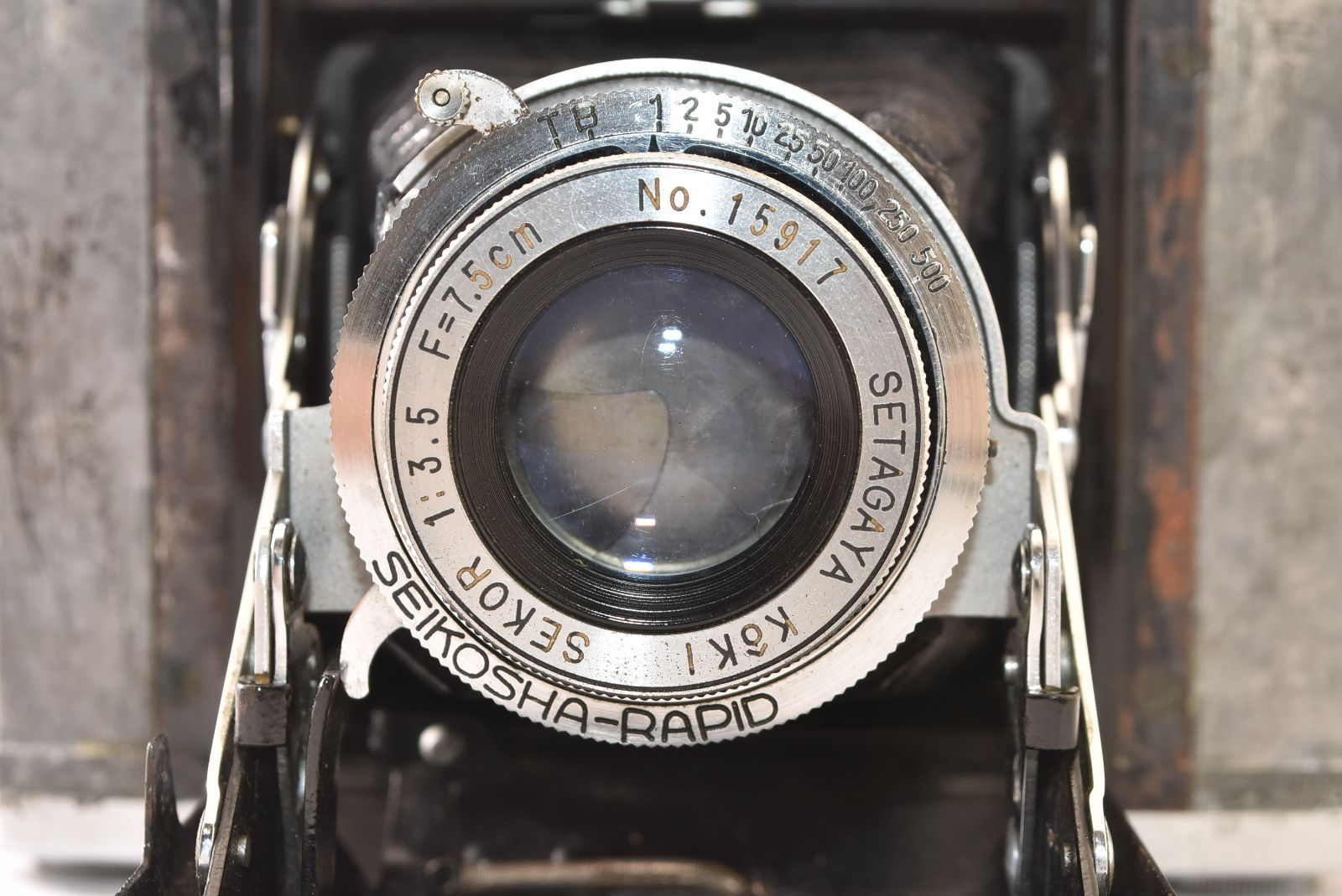 ☆ジャンク品☆ マミヤ MAMIYA-6 蛇腹カメラ SETAGAYA KOKI 7.5cm F3.5