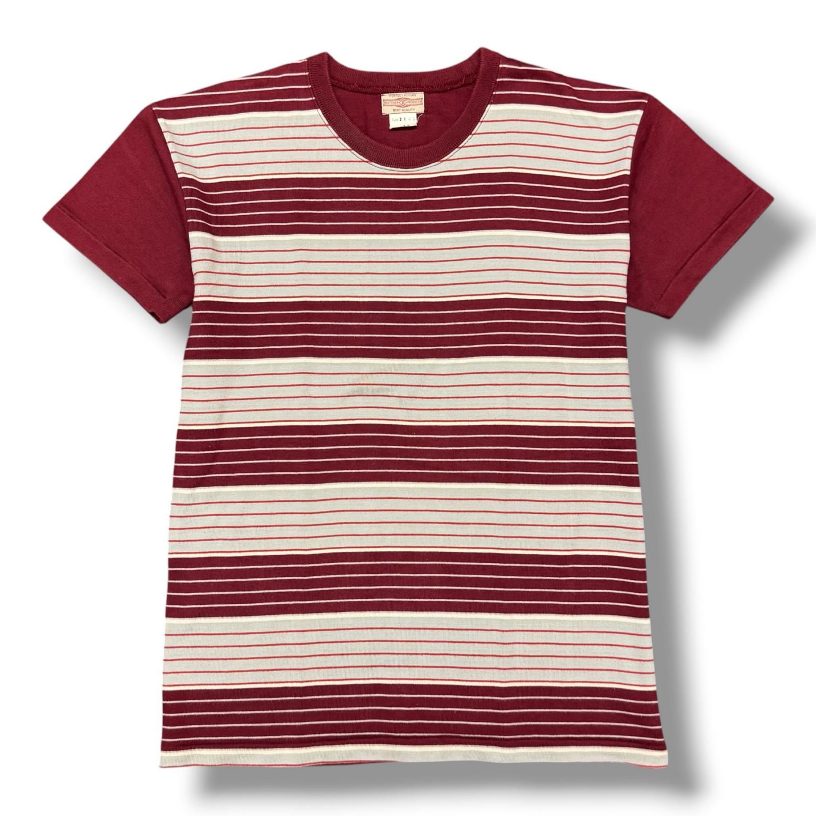 BUTCHER PRODUCTS ボーダーTシャツ 半袖カットソー ブッチャー