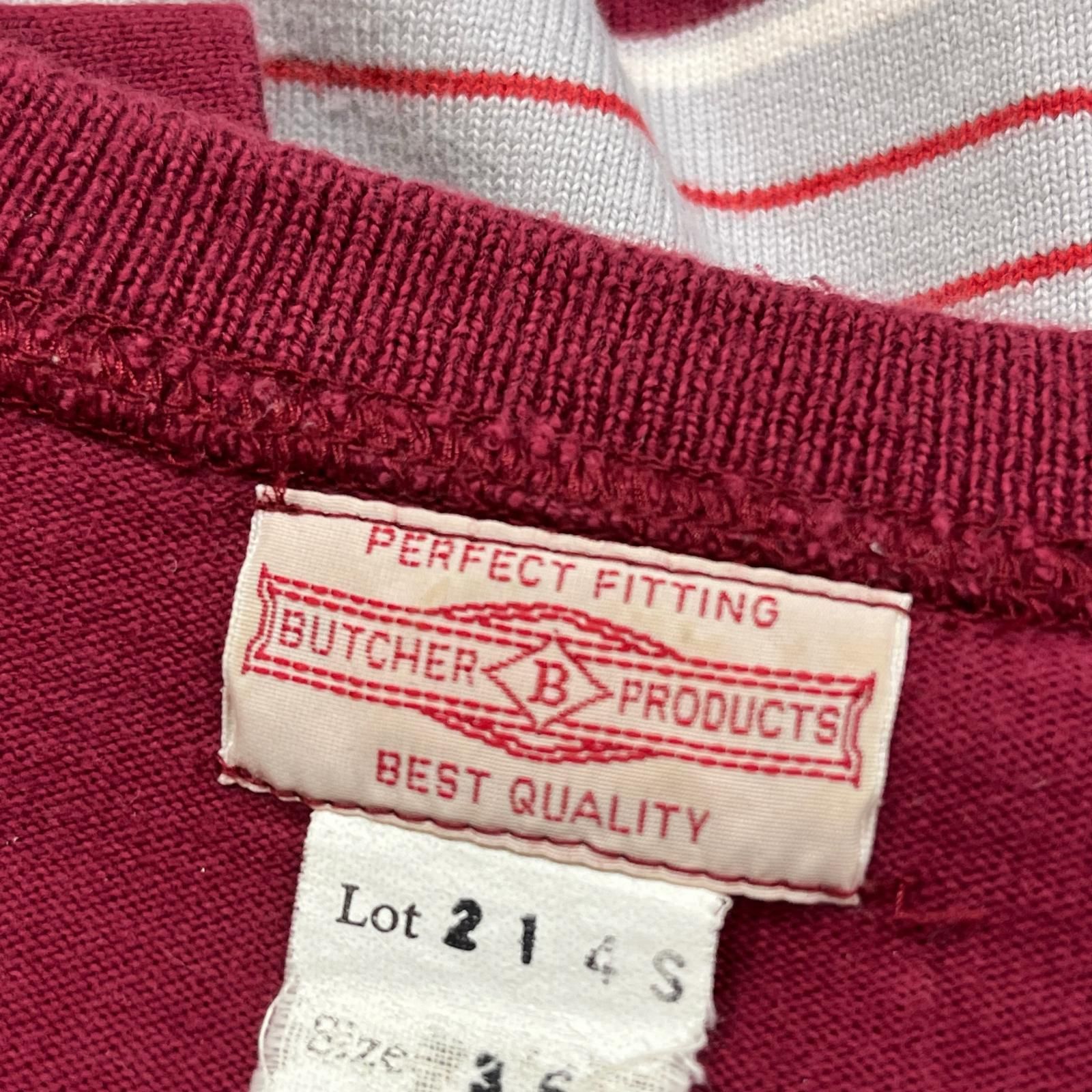 BUTCHER PRODUCTS ボーダーTシャツ 半袖カットソー ブッチャー