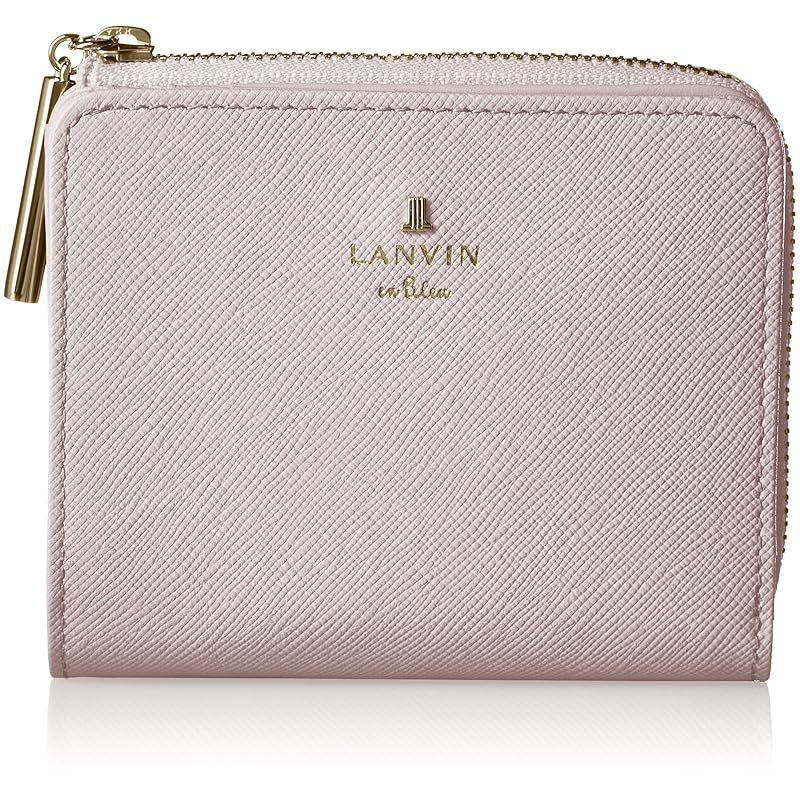 LANVIN en Bleu(ランバンオンブルー) リュクサンブール 二つ折り財布 【新色】 財布 札入れ カード入れ付き レディース 480453 ペールピンク 1