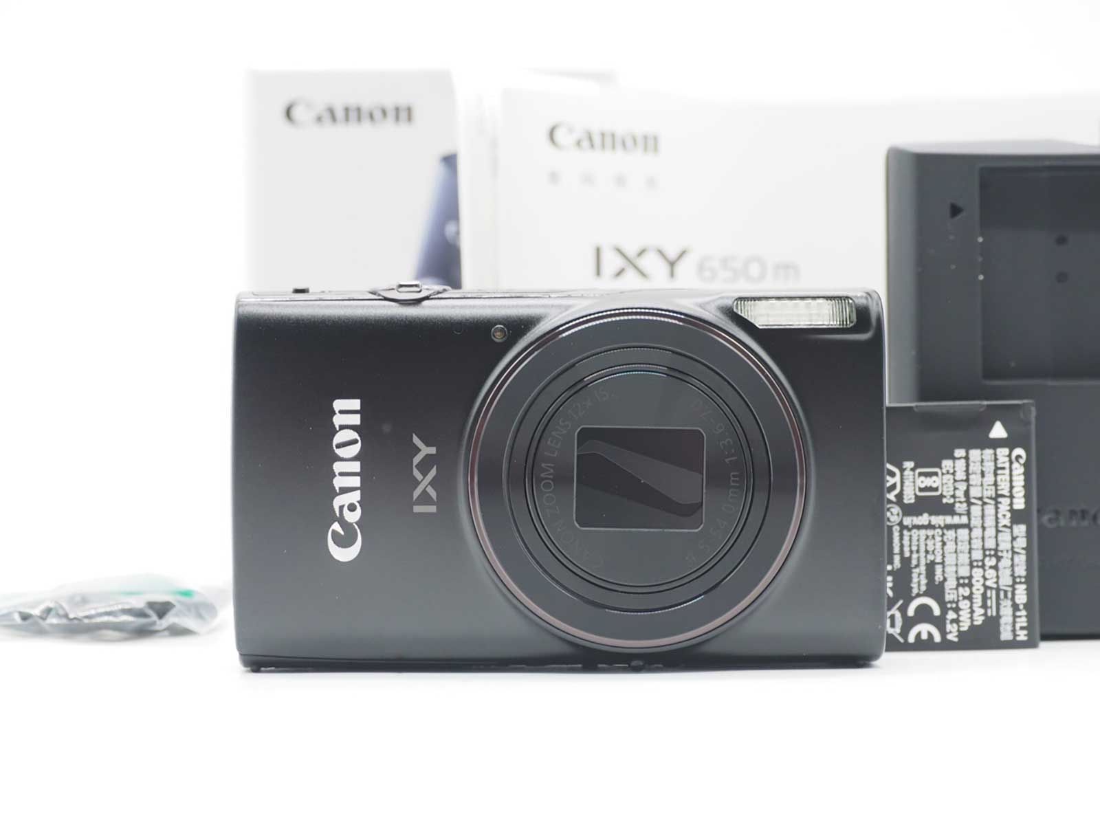 キャノン Canon IXY 650 Black Compact Digital Camera 元箱 [未使用品