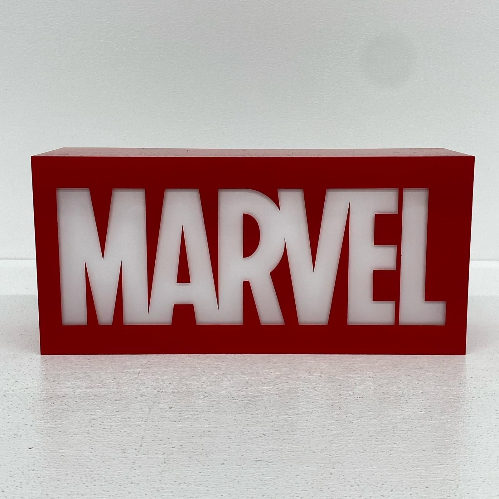 物流センター】 中古 ロゴ・ミニライトボックス 「MARVEL」東京