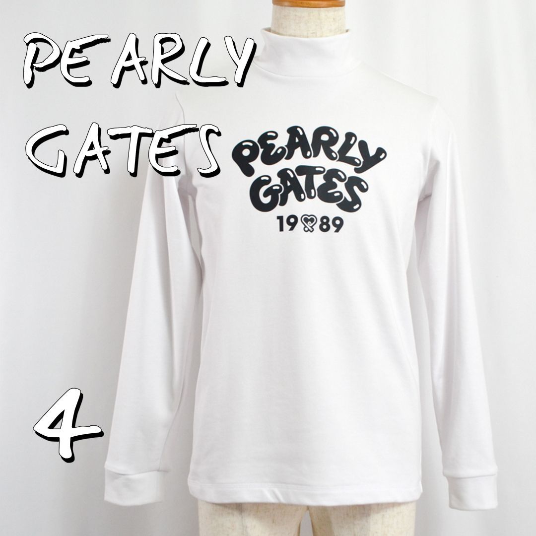 極美品】PEARLY GATESパーリーゲイツ 25AW 現行デザイン Cソロナ裏毛