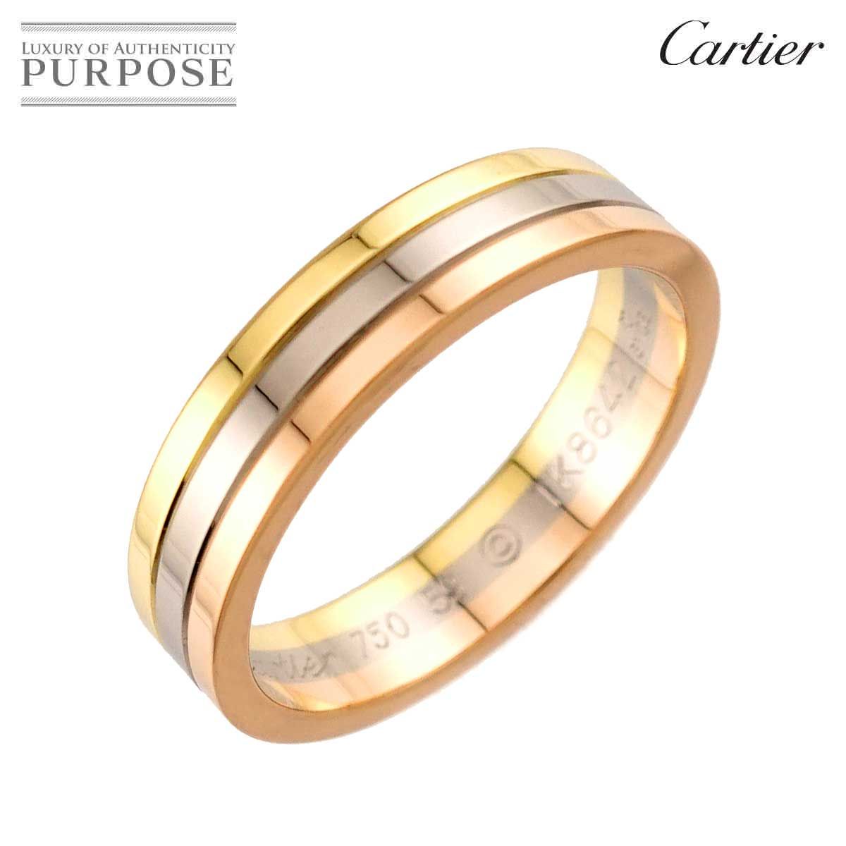 カルティエ Cartier ヴァンドーム #59 リング K18 YG WG PG スリー