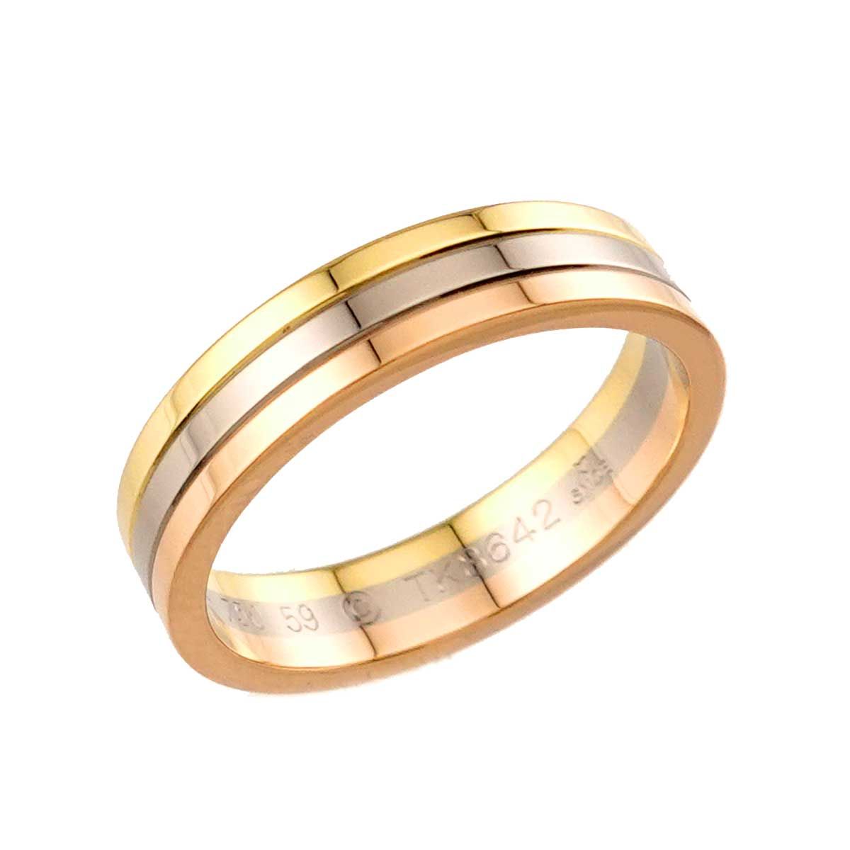 カルティエ Cartier ヴァンドーム #59 リング K18 YG WG PG スリー 