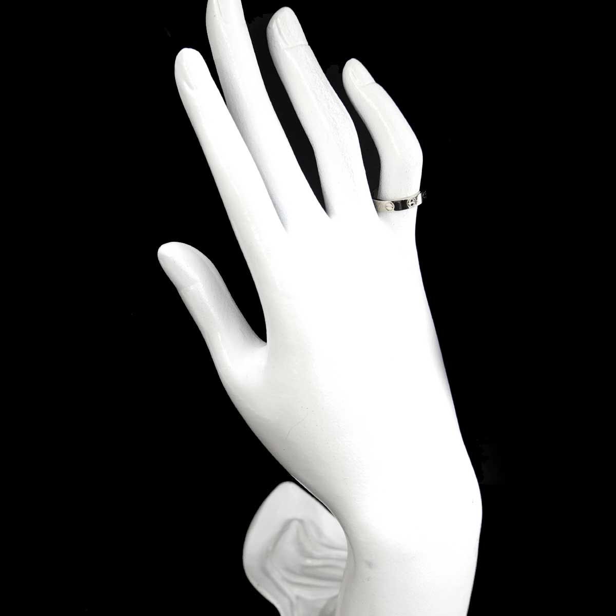 カルティエ Cartier ミニラブ #48 リング K18 WG ホワイトゴールド 750