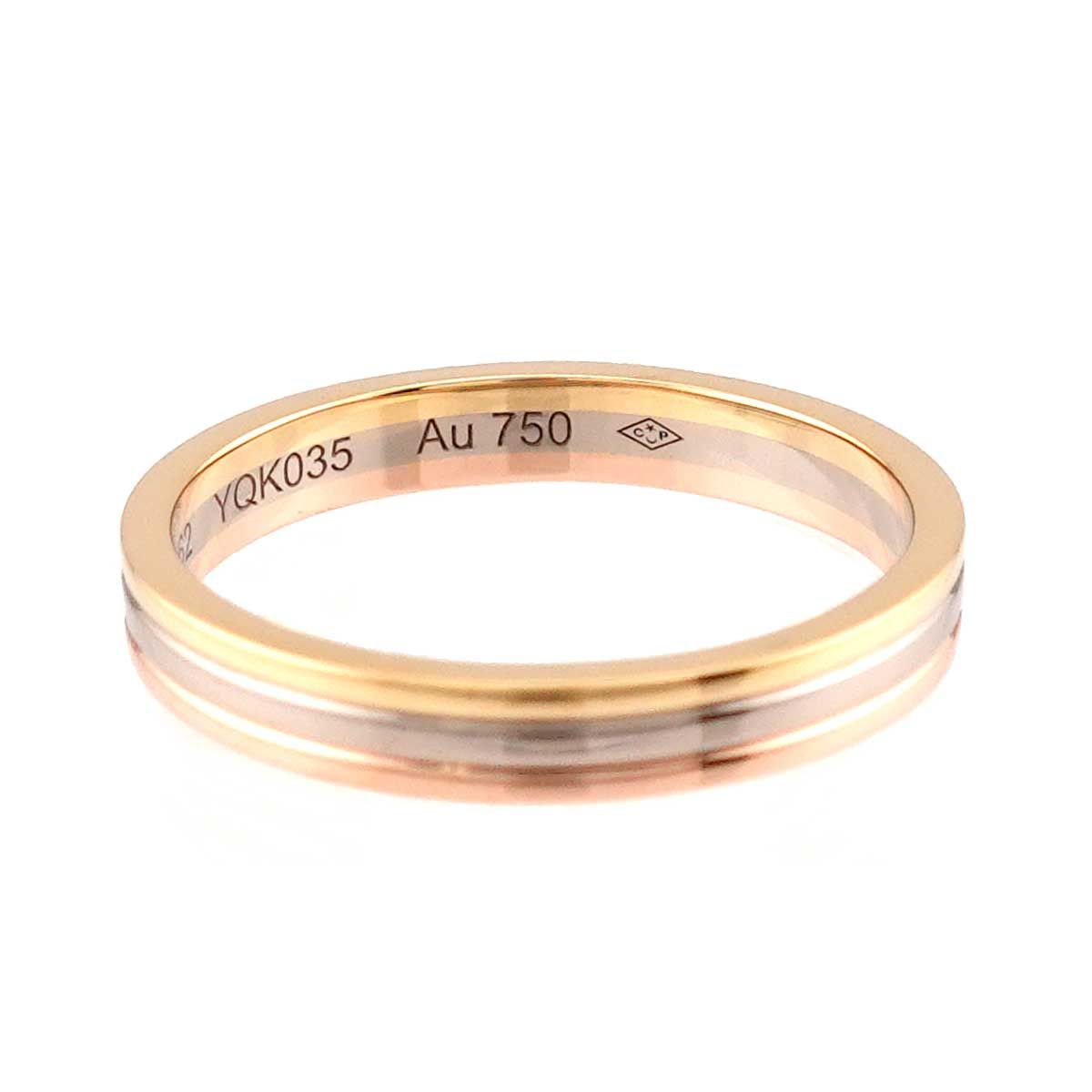 カルティエ Cartier ヴァンドーム #62 リング K18 YG WG PG スリー