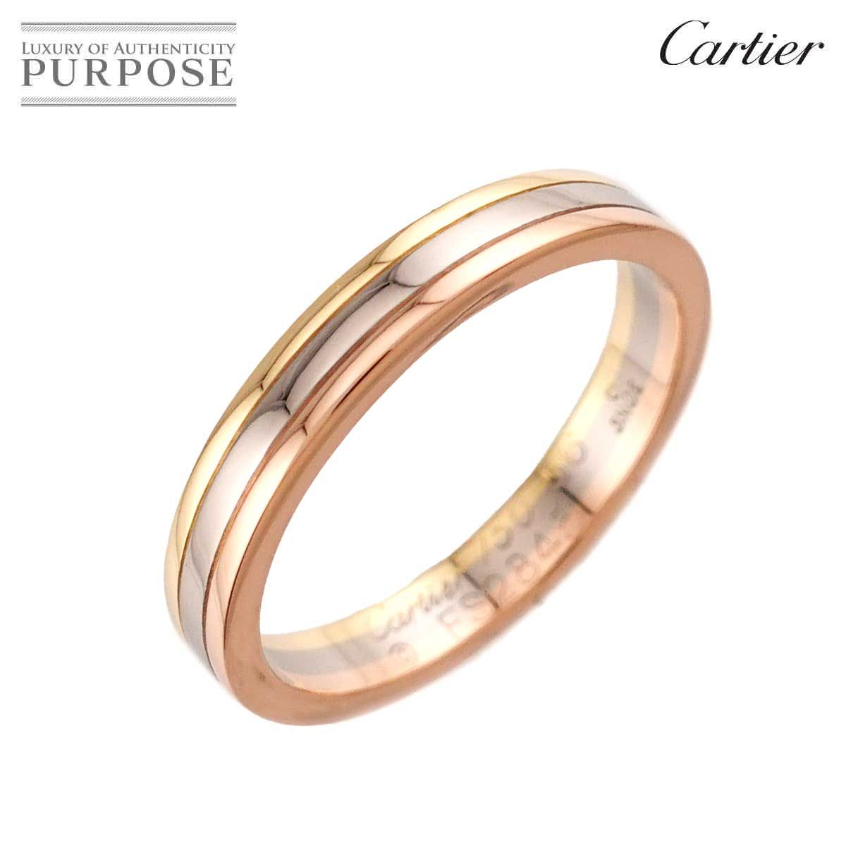 カルティエ Cartier ヴァンドーム #56 リング K18 YG WG PG スリー