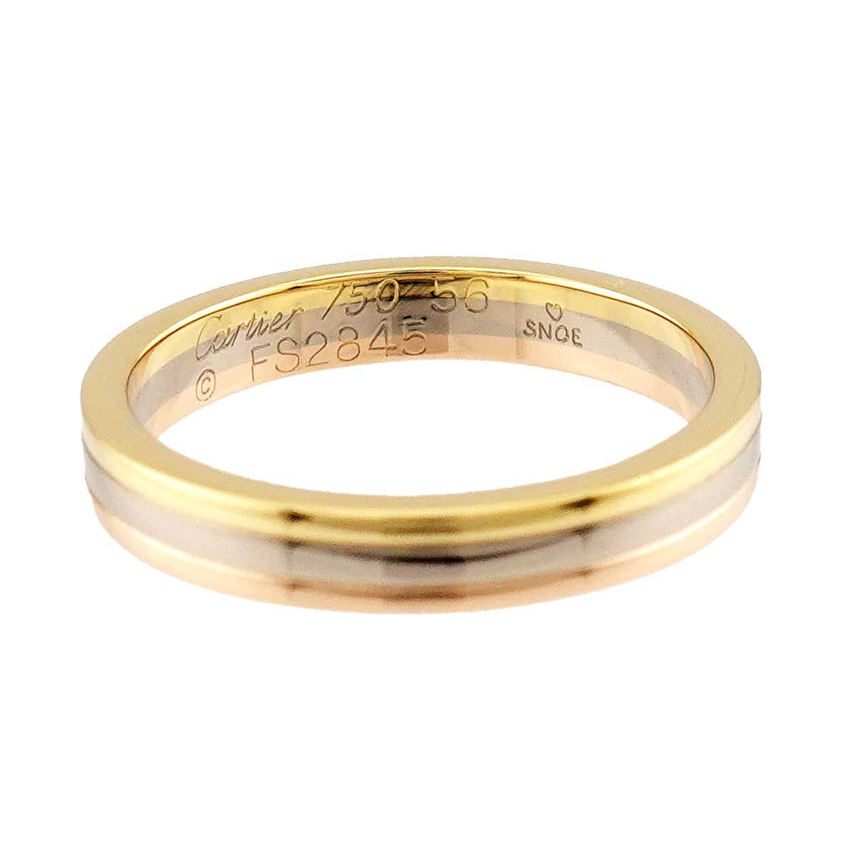 カルティエ Cartier ヴァンドーム #56 リング K18 YG WG PG スリー