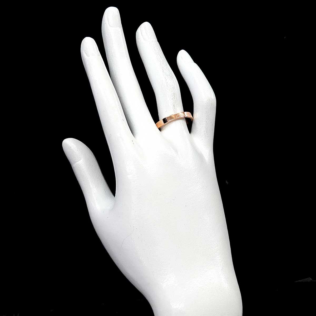 カルティエ Cartier Cドゥ #60 リング 幅3mm K18 PG ピンクゴールド