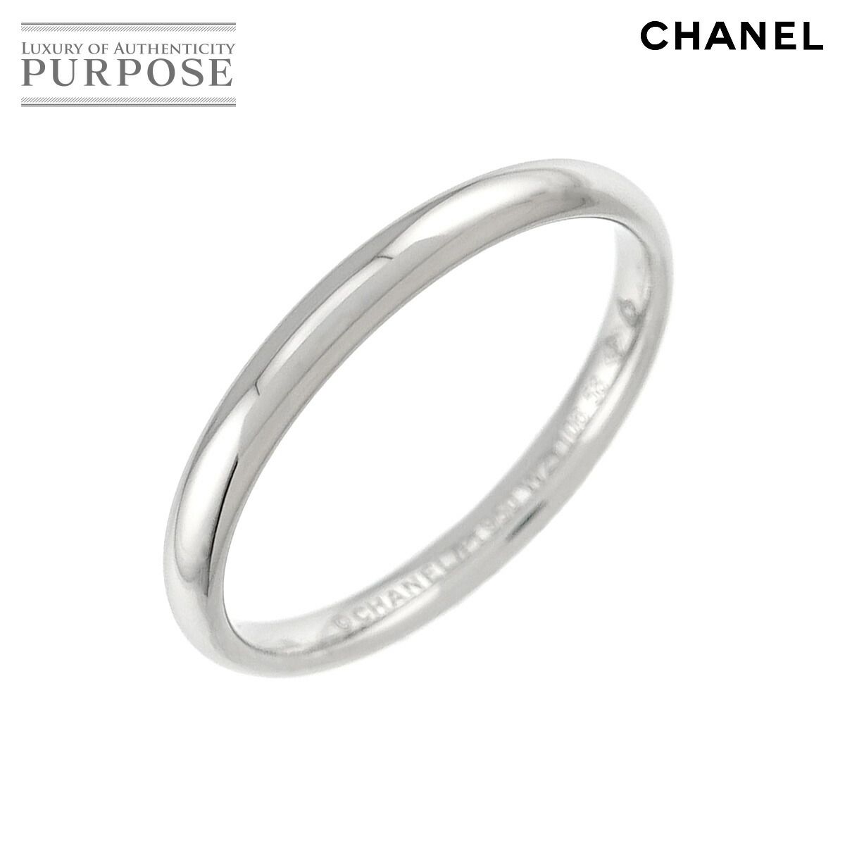 シャネル CHANEL ジョン パリジャン #58 リング Pt プラチナ 指輪 Ring 