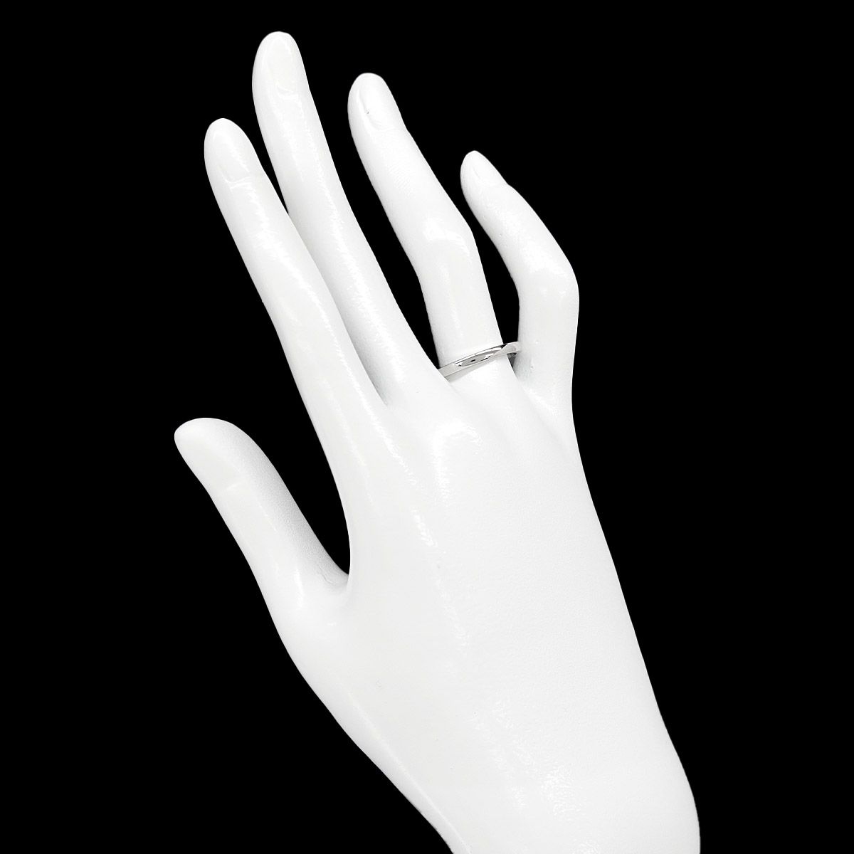 カルティエ Cartier 1895 クラシック #55 リング 幅2mm Pt プラチナ