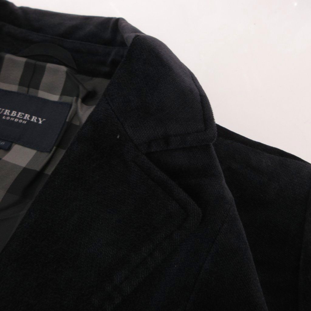 バーバリー ロンドン BURBERRY LONDON ベルベット テーラード