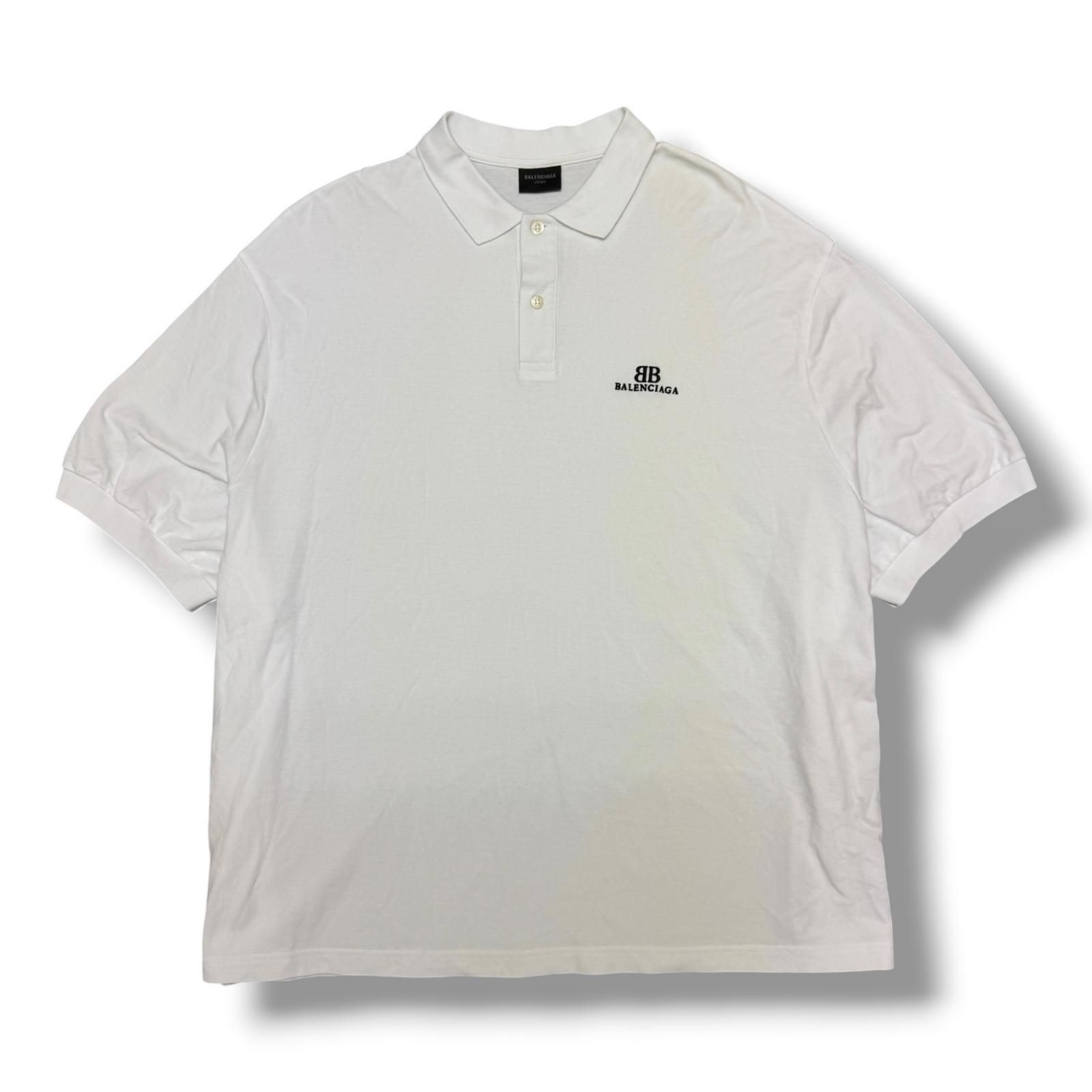 国内正規 BALENCIAGA 24SS BB Logo Classic OverSize POLO ロゴ刺繍